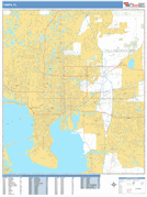Tampa Digital Map Basic Style