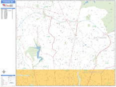 Towson Digital Map Basic Style