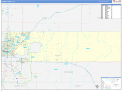 Adams County, CO Digital Map Basic Style