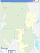 Adams County, ID Digital Map Basic Style