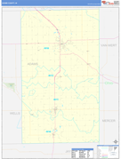 Adams County, IN Digital Map Basic Style