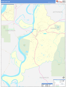 Adams County, MS Digital Map Basic Style