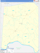 Adams County, OH Digital Map Basic Style