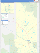 Albany County, WY Digital Map Basic Style