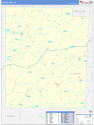 Allegany County, NY Digital Map Basic Style