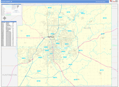 Allen County, IN Digital Map Basic Style