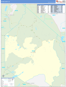 Alpine County, CA Digital Map Basic Style