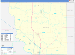 Andrew County, MO Digital Map Basic Style