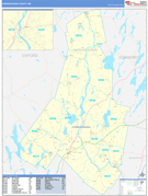 Androscoggin County, ME Digital Map Basic Style