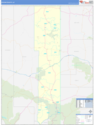 Apache County, AZ Digital Map Basic Style