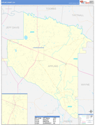 Appling County, GA Digital Map Basic Style