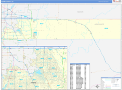 Arapahoe County, CO Digital Map Basic Style