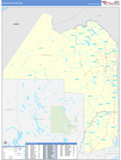 Aroostook County, ME Digital Map Basic Style