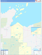 Ashland County, WI Digital Map Basic Style