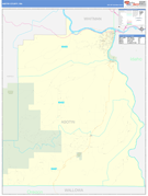 Asotin County, WA Digital Map Basic Style