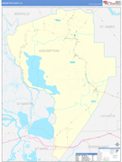 Assumption Parish (County), LA Digital Map Basic Style