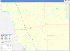 Atchison County, MO Digital Map Basic Style