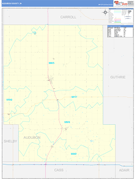 Audubon County, IA Digital Map Basic Style