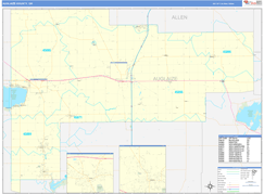 Auglaize County, OH Digital Map Basic Style