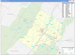 Augusta County, VA Digital Map Basic Style