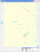 Bailey County, TX Digital Map Basic Style