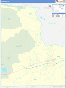 Baker County, FL Digital Map Basic Style