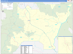 Baker County, OR Digital Map Basic Style