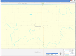 Banner County, NE Digital Map Basic Style