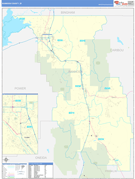 Bannock County, ID Digital Map Basic Style