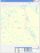 Barron County, WI Digital Map Basic Style