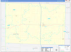 Barton County, MO Digital Map Basic Style