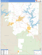Baxter County, AR Digital Map Basic Style
