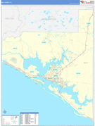 Bay County, FL Digital Map Basic Style