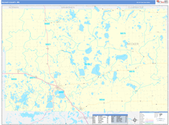 Becker County, MN Digital Map Basic Style