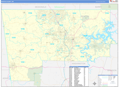 Benton County, AR Digital Map Basic Style