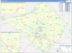 Berks County, PA Digital Map Basic Style