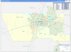 Bernalillo County, NM Digital Map Basic Style