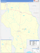 Berrien County, GA Digital Map Basic Style