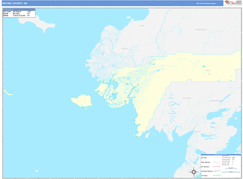 Bethel Borough (County), AK Digital Map Basic Style
