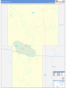 Billings County, ND Digital Map Basic Style