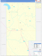 Blaine County, OK Digital Map Basic Style