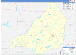Blount County, AL Digital Map Basic Style