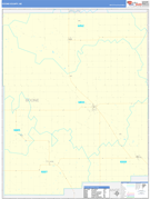Boone County, NE Digital Map Basic Style