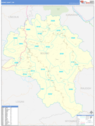 Boone County, WV Digital Map Basic Style