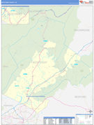 Botetourt County, VA Digital Map Basic Style