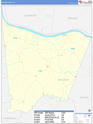 Bracken County, KY Digital Map Basic Style