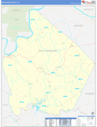 Breckinridge County, KY Digital Map Basic Style