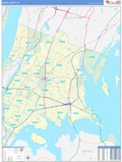 Bronx County, NY Digital Map Basic Style