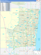 Broward County, FL Digital Map Basic Style