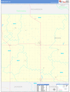 Brown County, KS Digital Map Basic Style